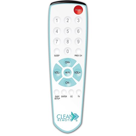 NOSO Clean Remote CR1 Universal TV Remote Pack Of 5, 5PK CR1-5